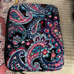 Vera Bradley computer case Hay Market Paisley Print.